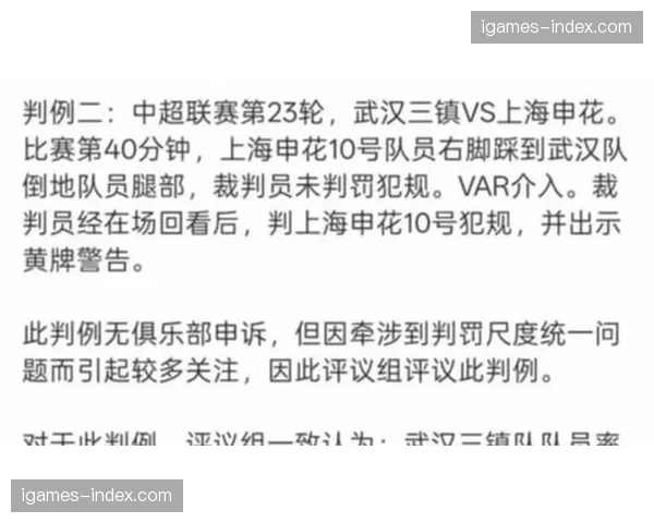 【2026年4月中超联赛·赛后·评论评论：VAR再次成为焦点，中超裁判判罚尺度一致性引发讨论